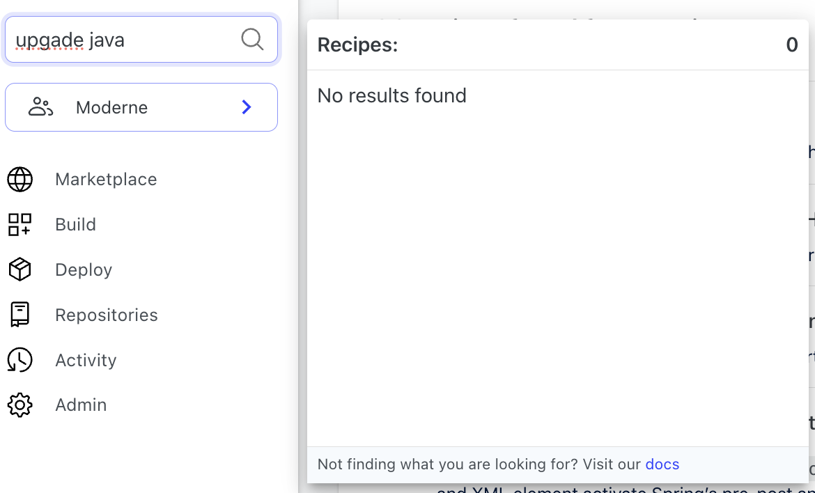 Figure 2. Typos stump the Lucene-based search